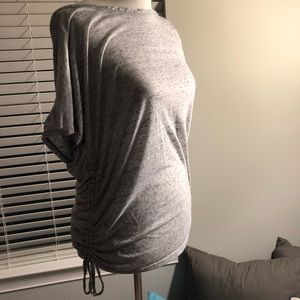 Low back, light weight tee.